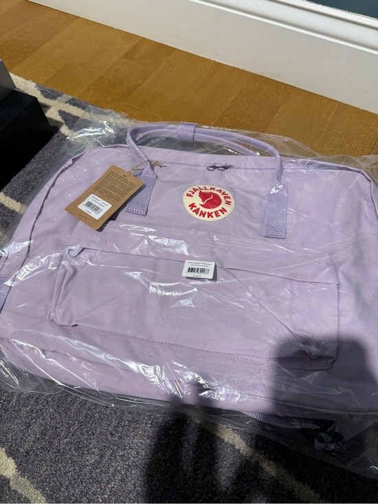 Fjallraven Kanken Lilac Backpack with Red Logo main image 5